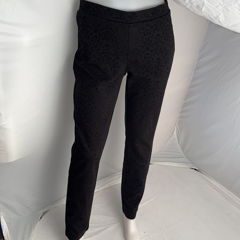 Not Your Daughter’s Jeans black pattern pull-on leggings - Picture 1 of 13